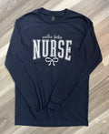 Mother Baby Nurse Long Sleeve t-shirts and Crewnecks (Polka Dots)