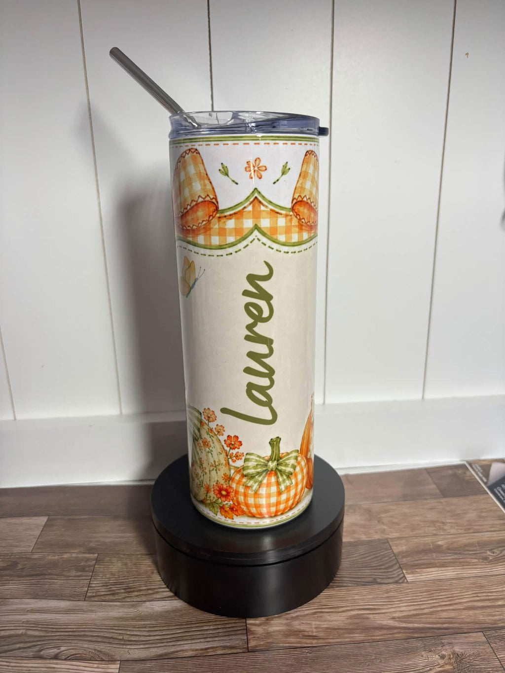 20 Ounce Stainless Steel Tumbler-Fall Pumpkins