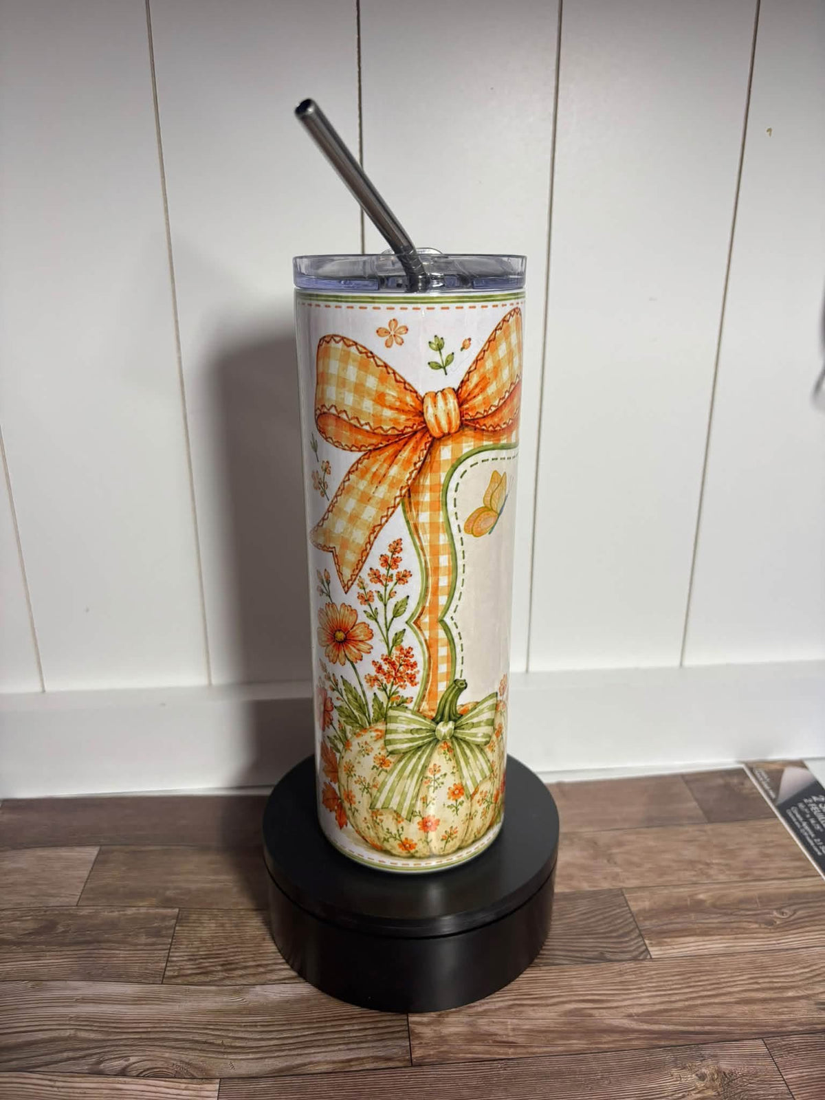 20 Ounce Stainless Steel Tumbler-Fall Pumpkins