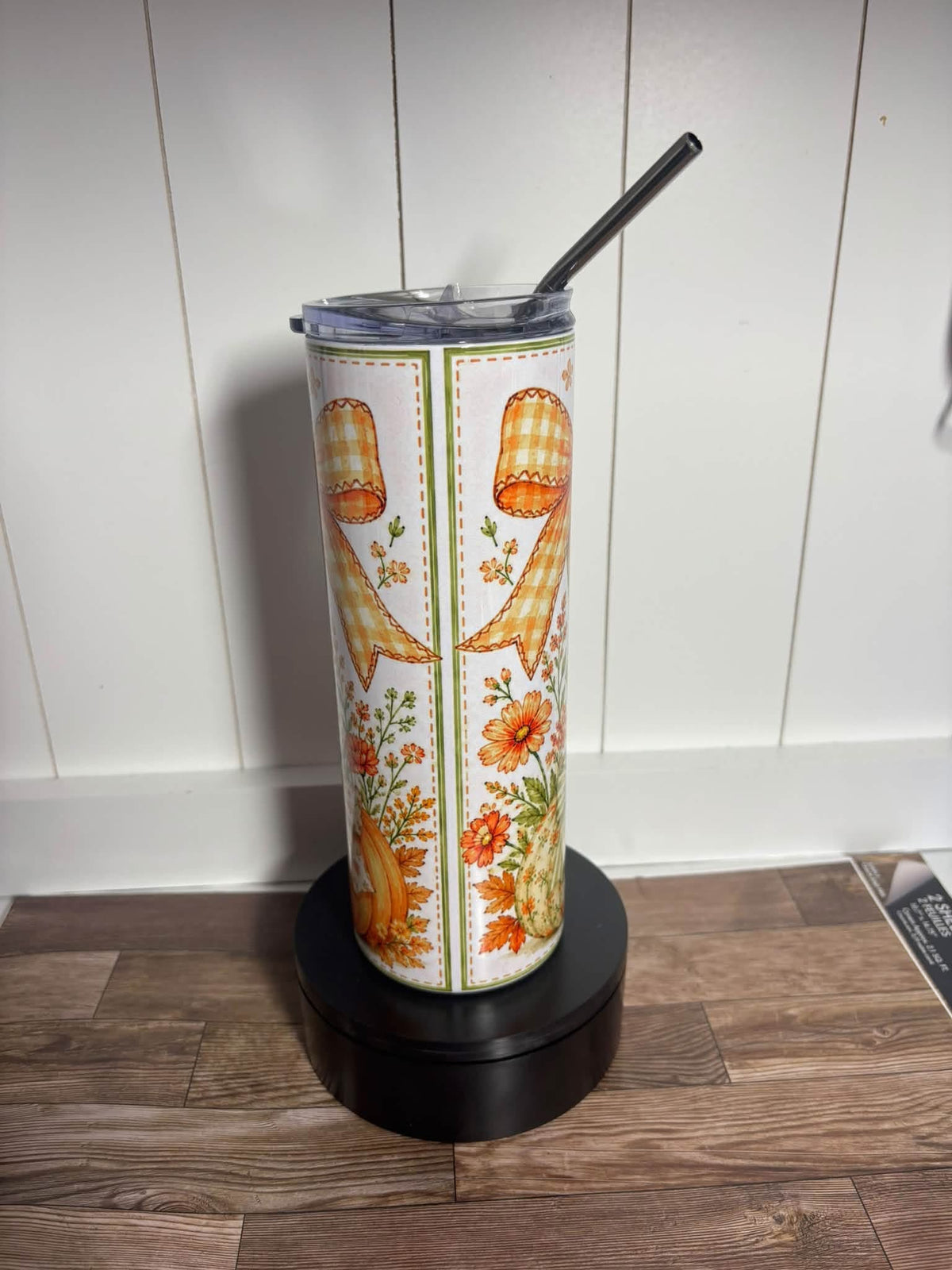 20 Ounce Stainless Steel Tumbler-Fall Pumpkins