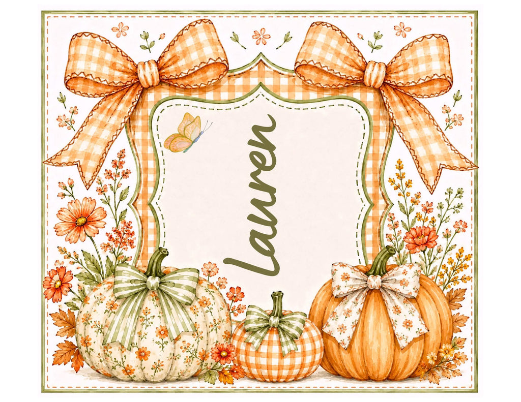 20 Ounce Stainless Steel Tumbler-Fall Pumpkins